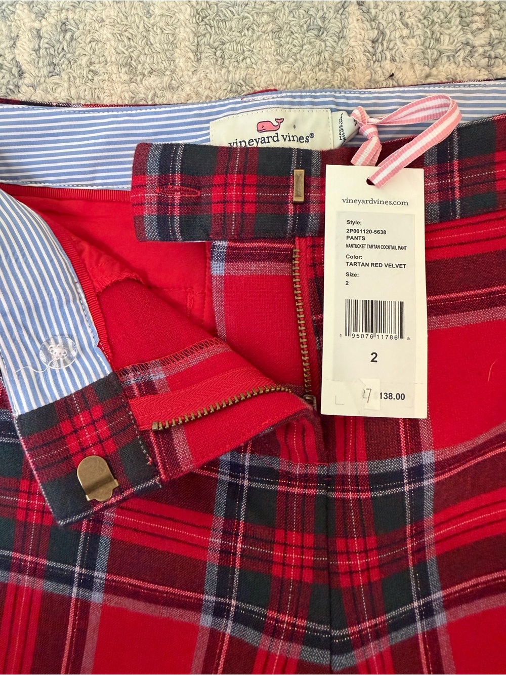 Vineyard Vines Nantucket Tartan Cocktail pant